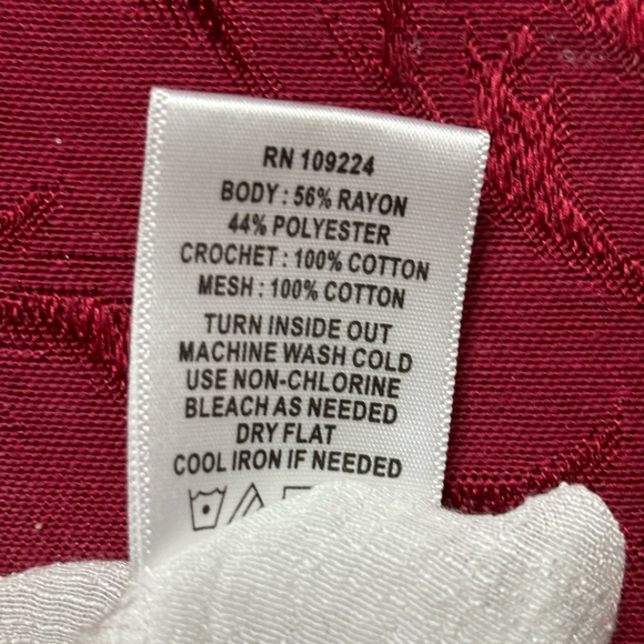 White Indigo Soul Boho Top with Bell Sleeves, Size L - Picture 9 of 14